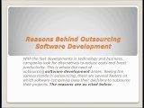 John Pereless_Reasons Behind Outsourcing Software Development