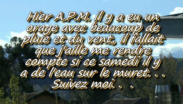 LES SCOOPS DE MICHOU64 W-D.D. - 15 NOVEMBRE 2014 - UNE GOUTTIÈRE SOUS L'AUVENT DU STADE NAUTIQUE !.. .ET. . .