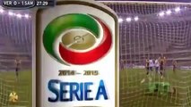 Hellas Verona vs Sampdoria 1-3 All Goals & Highlights [8/12/2014] Serie A