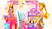Barbie Life In The Dreamhouse Malibu Ave Market Play Doh Food Shopping With Frozen Elsa Anna