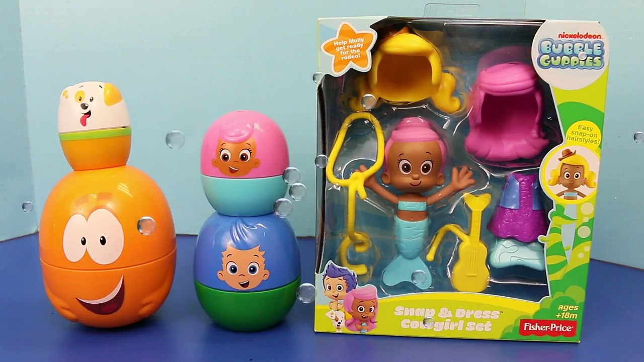 bubble guppies snap and dress princess BUBBLE GUPPIES "Snap & Dress PRINCESS Set" Interchangeable Hair & Clothes  Molly Doll / Toy Review