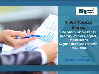 Global Tobacco Market Research Report 2014-2018