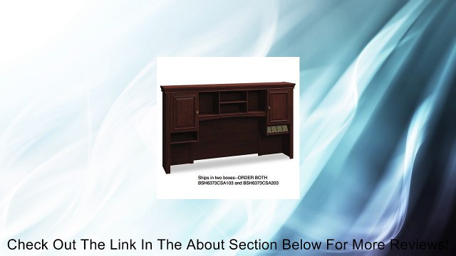 Bush Tall Hutch, 72-Inch by 12-1/2-Inch by 41-1/4-Inch, Harvest Cherry Review