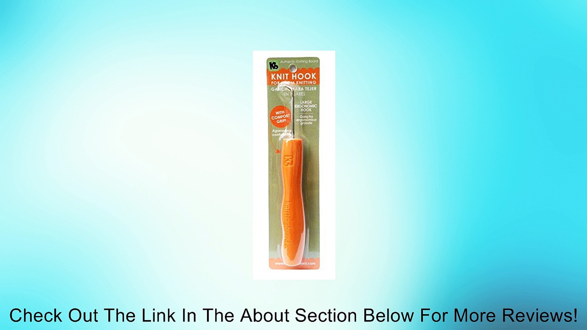 ⁣Authentic Knitting Board Ergonomic Knit Hook Review