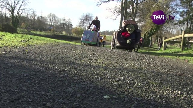 Téléthon voitures à pédales à Pont-Hébert [TéVi] 14_12_09