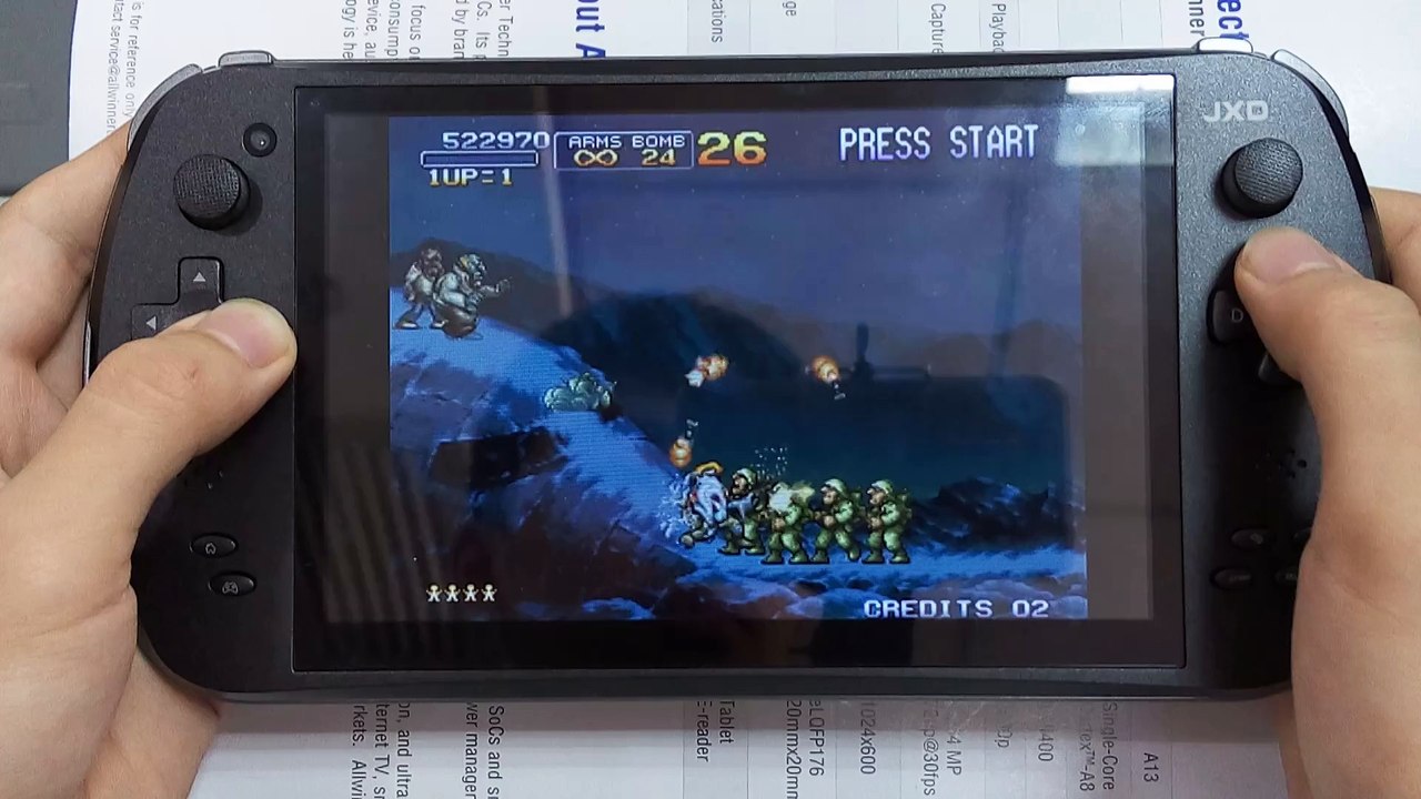 【02】Metal Slug 3(NeoGeo)-JXD S7800b Video-Gameplay/Review
