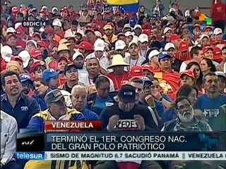 Venezuela: concluye Congreso Nacional del Gran Polo Patriótico