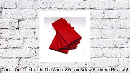1 Dozen Red 20" x 20" Milliken Signature Napkins Review