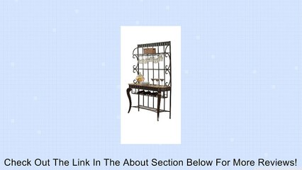 ACME 18288 Galiana Baker's Rack, Espresso Finish Review