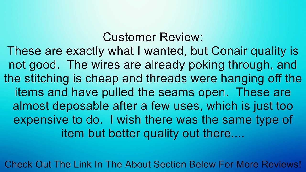 Conair Styling Essentials Pillow Soft Rollers / Curlers, 18 Ct Review