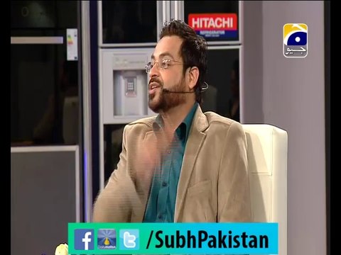 Subh e pakistan Ep# 15 morning show with Dr Aamir Liaquat 9-12-2014 Part 4 on Geo
