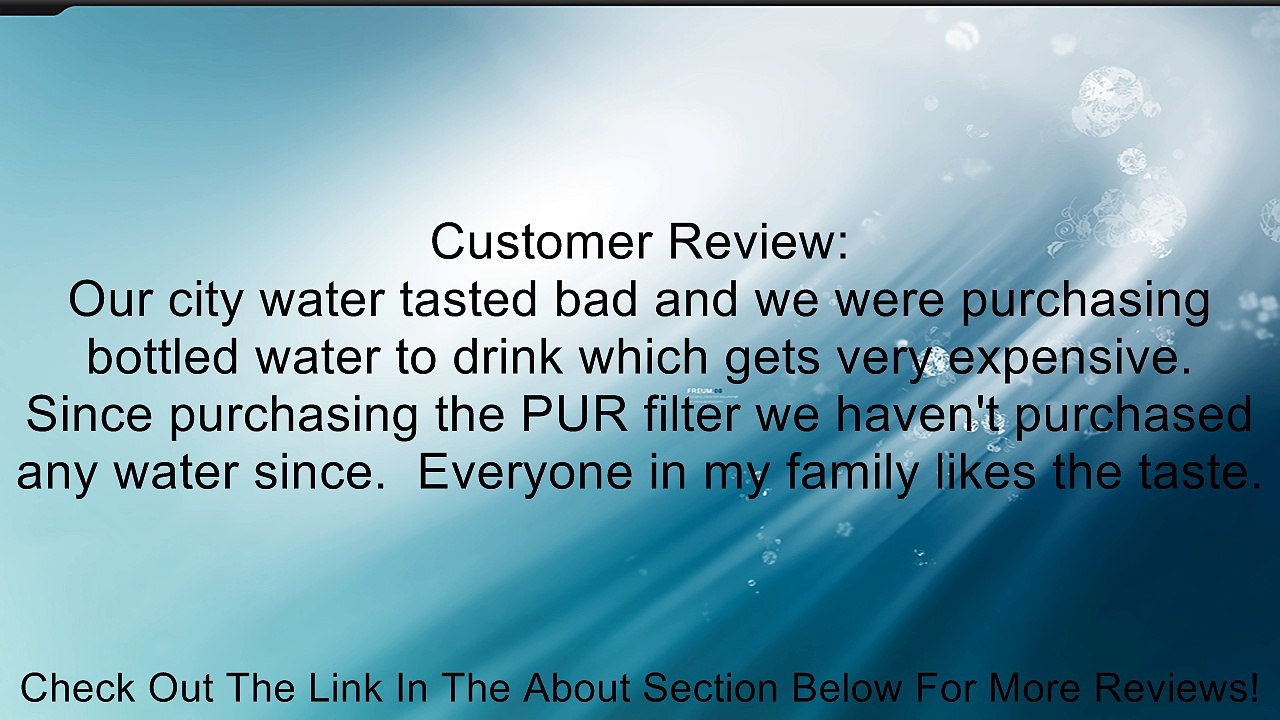 PUR Black "Basic" Vertical Faucet Mount Review