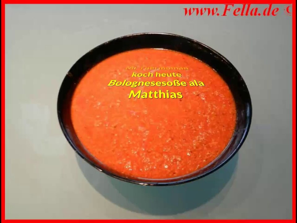 Thermomix TM 31 Mr Thermomen Bolognesesosse