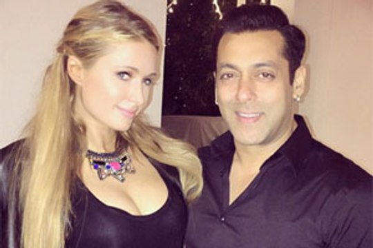 After Hrithik, Paris Hilton charms Salman Khan