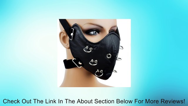 Black O Ring Biker Motorcycle Full Face Mask Riding Protective Gear Review