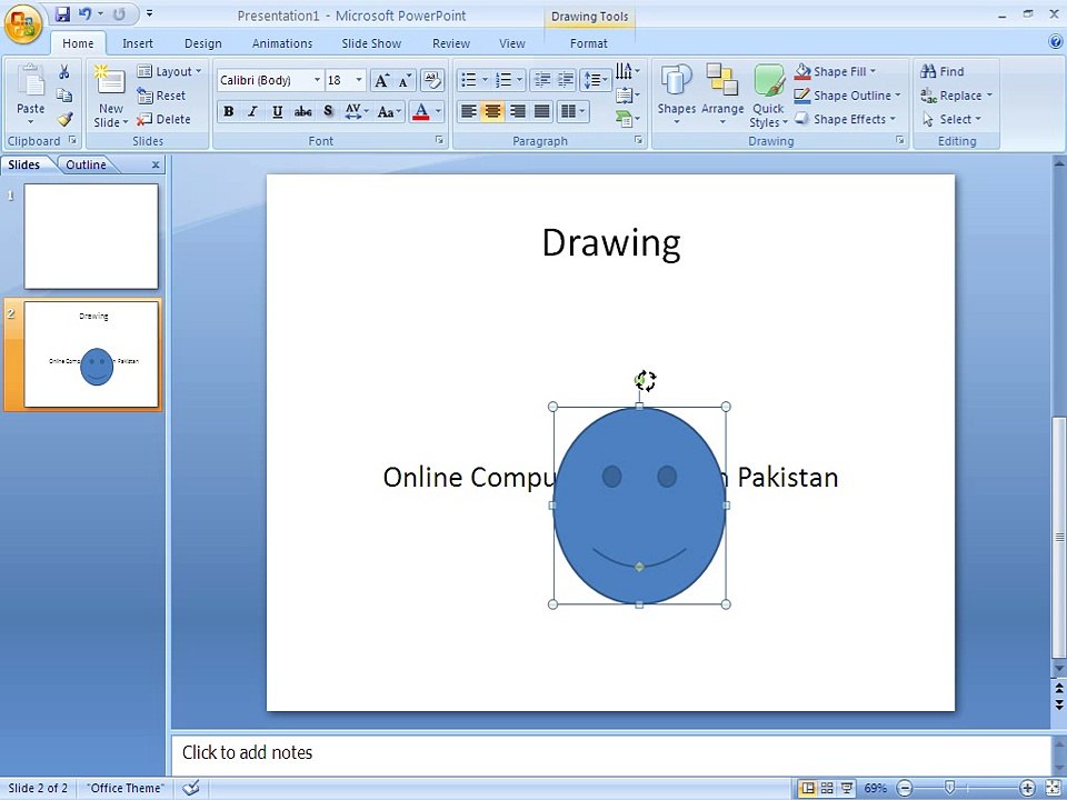 Power Point, Urdu Tutorials, Class 012