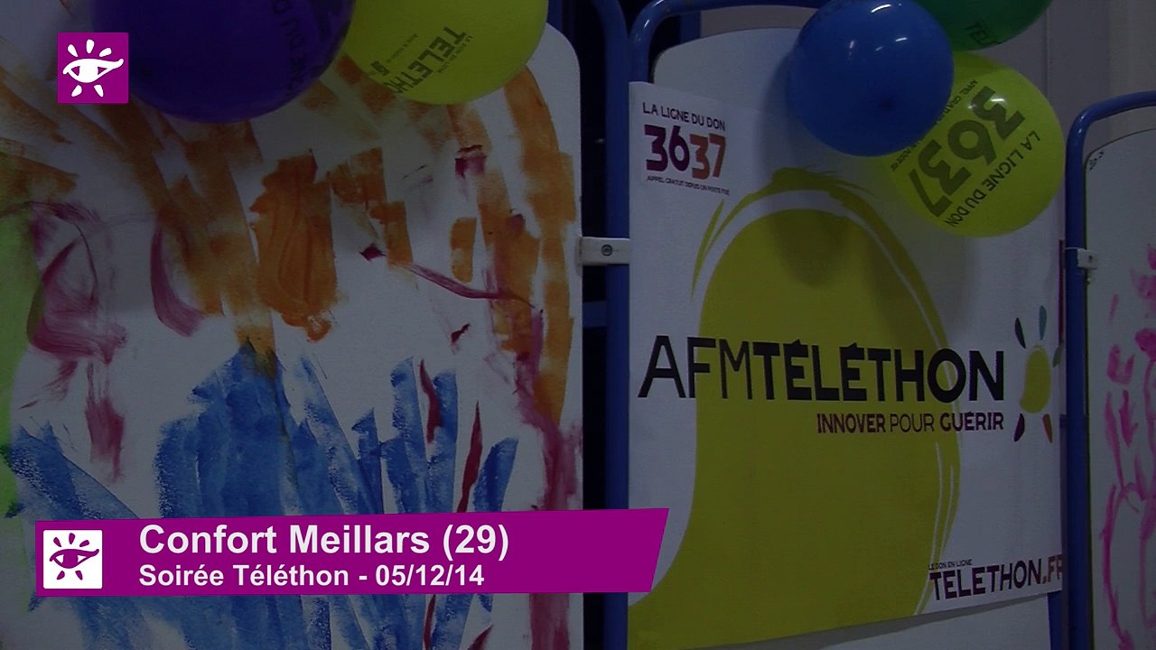 Téléthon 2014  Lacher de Lanternes à Confort-Meilars (29S)