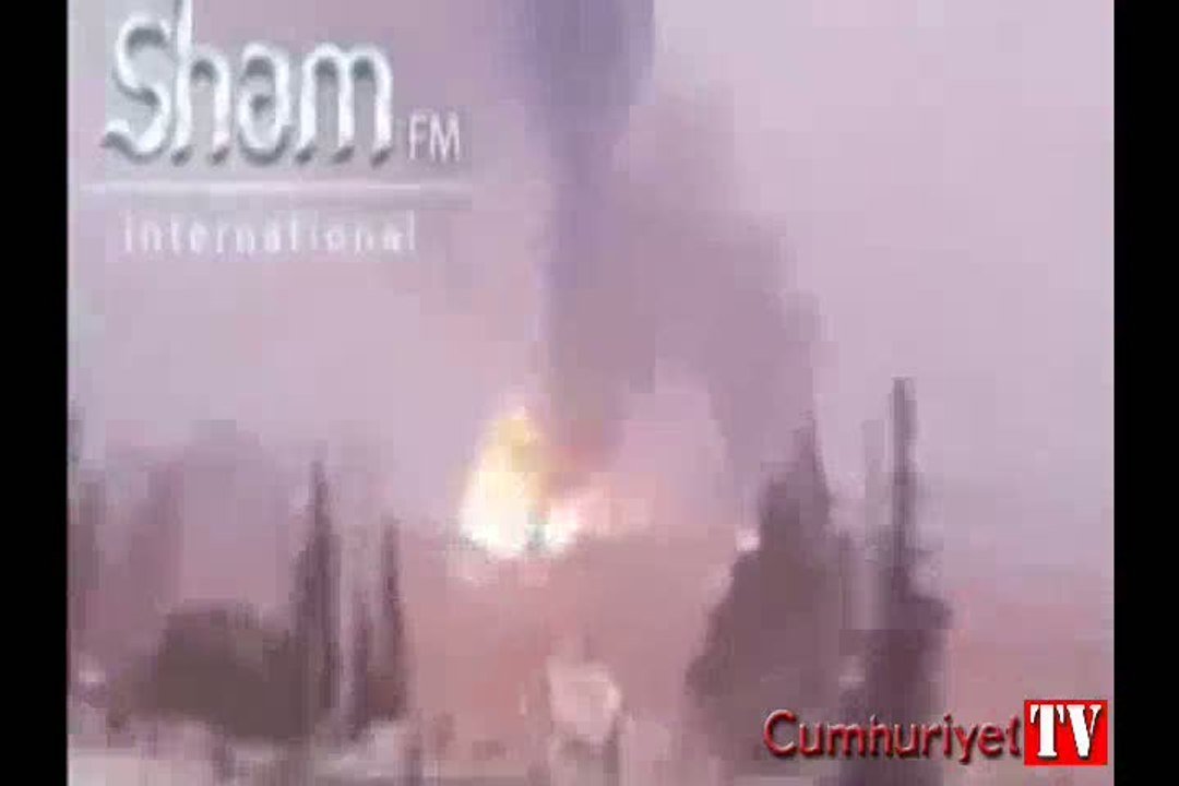 İsrail uçaklarının, Suriye bombardımanı görüntüleri ortaya çıktı