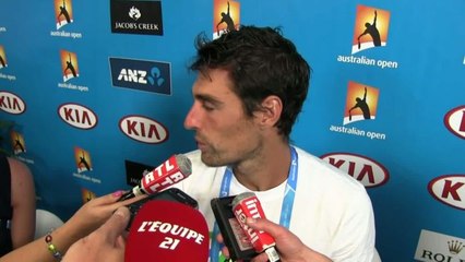 TENNIS - AUS (H) - Chardy : «Je ne me suis jamais fait peur»