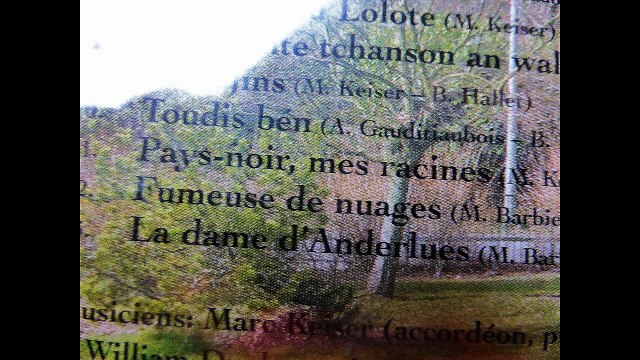 JESEBEL : Pays-Noir, mes racines (paroles et musique : Marc Keiser)