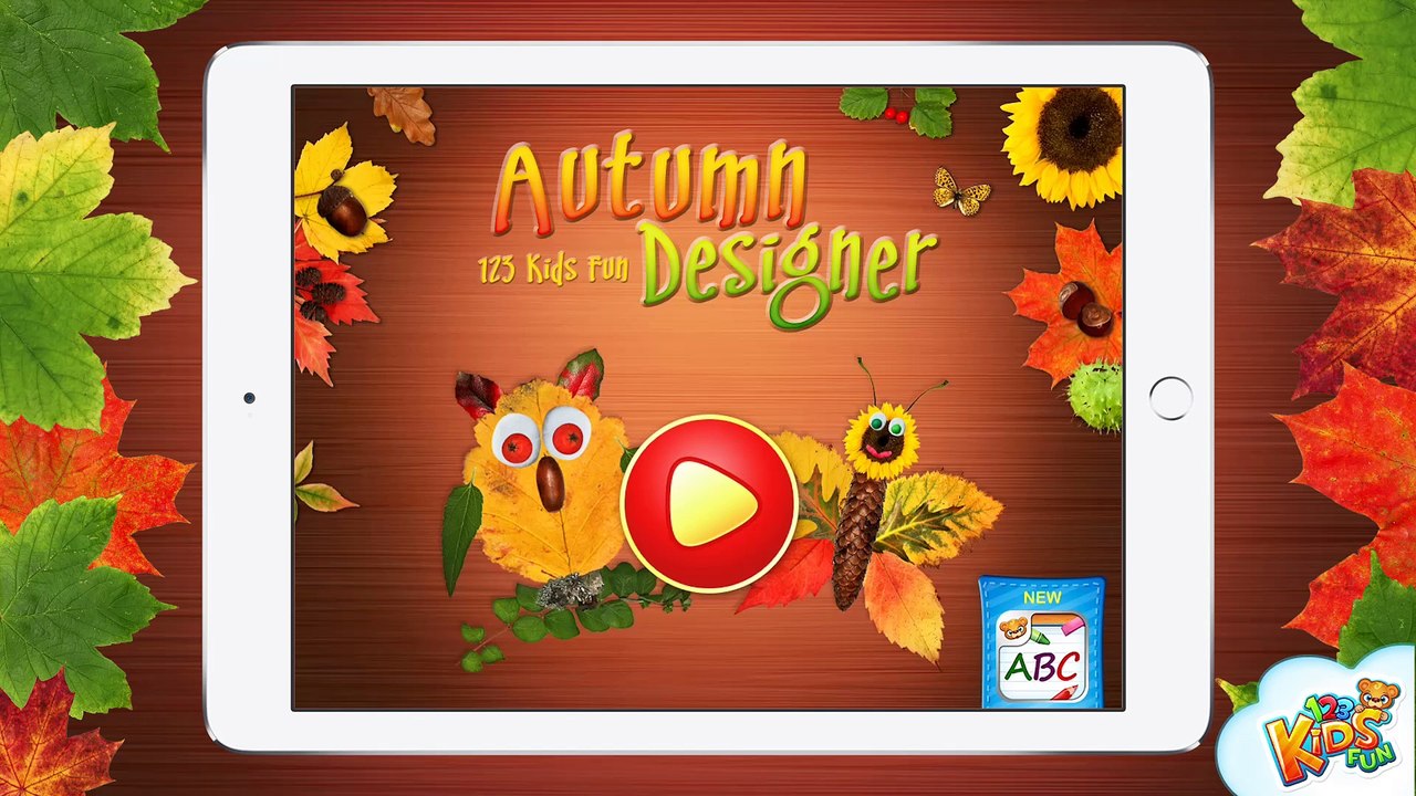 How to make a cat in 123 Kids Fun Autumn Designer app