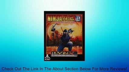 Atari Lynx Ninja Gaiden III Review