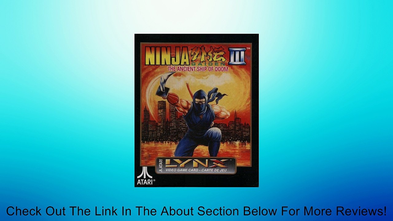 Atari Lynx Ninja Gaiden III Review