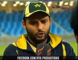 HD Shahid Afridi Interview after the match YESTERDAY (TarkaNews)