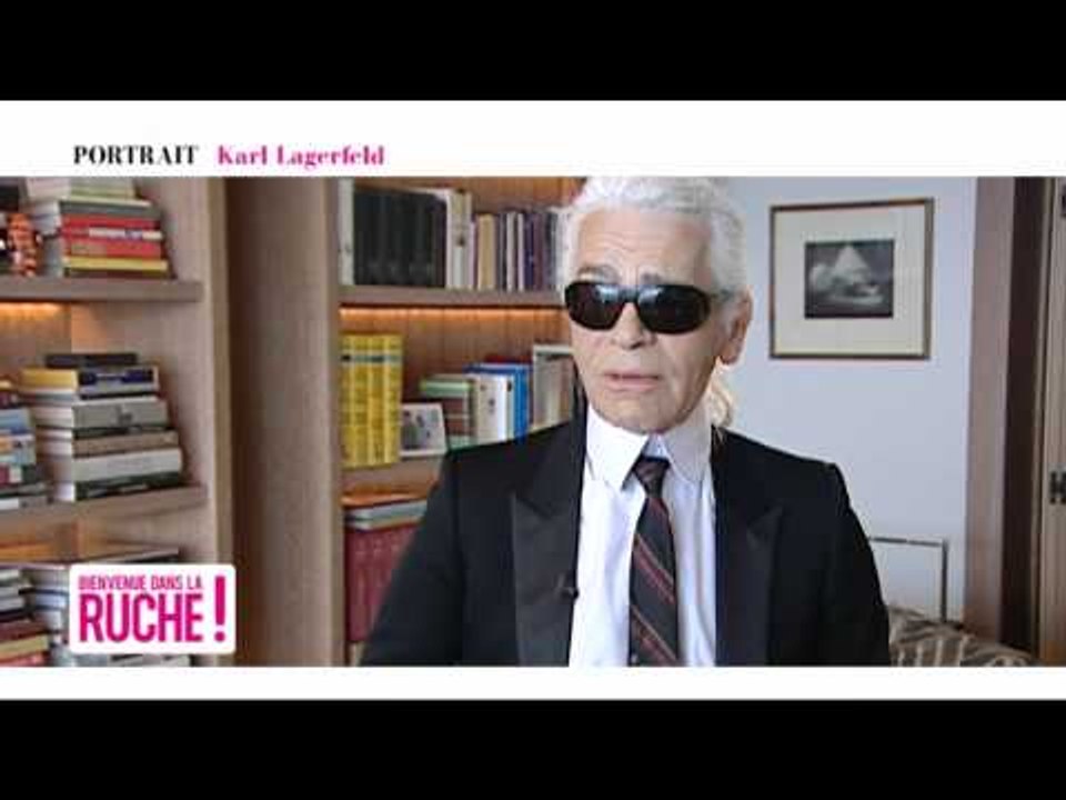Bienvenue dans la Ruche ! - Portrait : Karl Lagerfeld