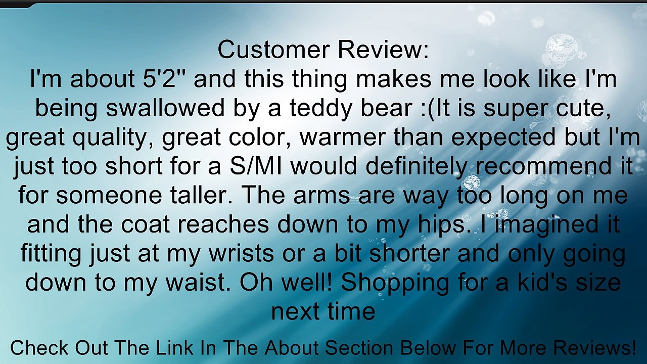 Anna-Kaci S/M Fit Black Grey Furry Faux Animal Fur L/S Warm Cozy Winter Coat Review