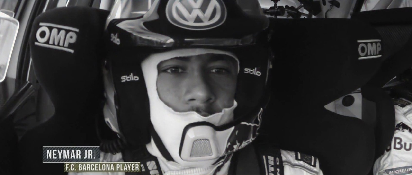 Football player Neymar Attempts to Co-Pilot a Rally Car with Sébastien Ogier
