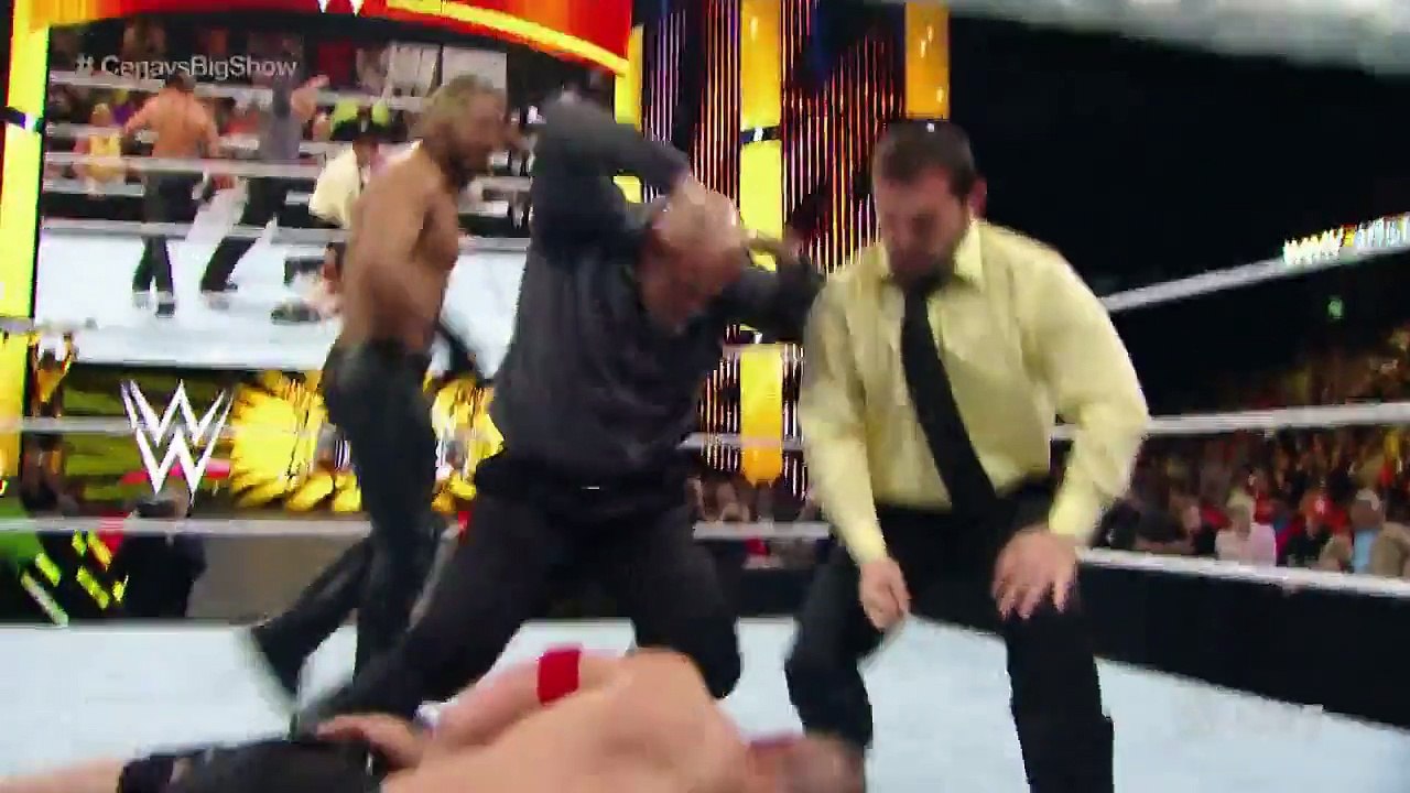 WWE fight : John Cena vs. Big Show Raw, December 8, 2014
