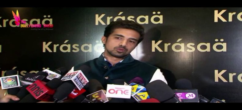 Mere Dad Ki Maruti Film Star Saqib Saleem visit @ Vikram Phadnis Store 'KRASAA' Launch