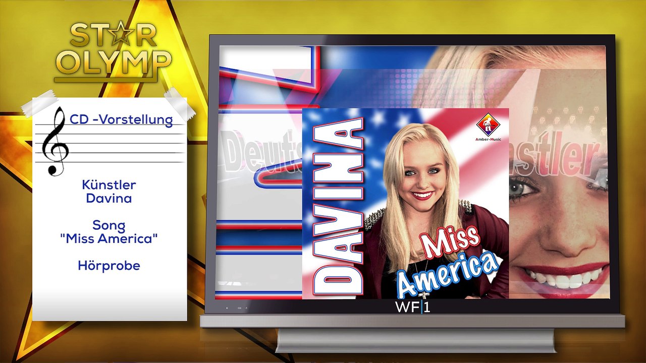 Sängerin Davina - Miss America  - CD-Vorstellung--Amber-Musikpromotion