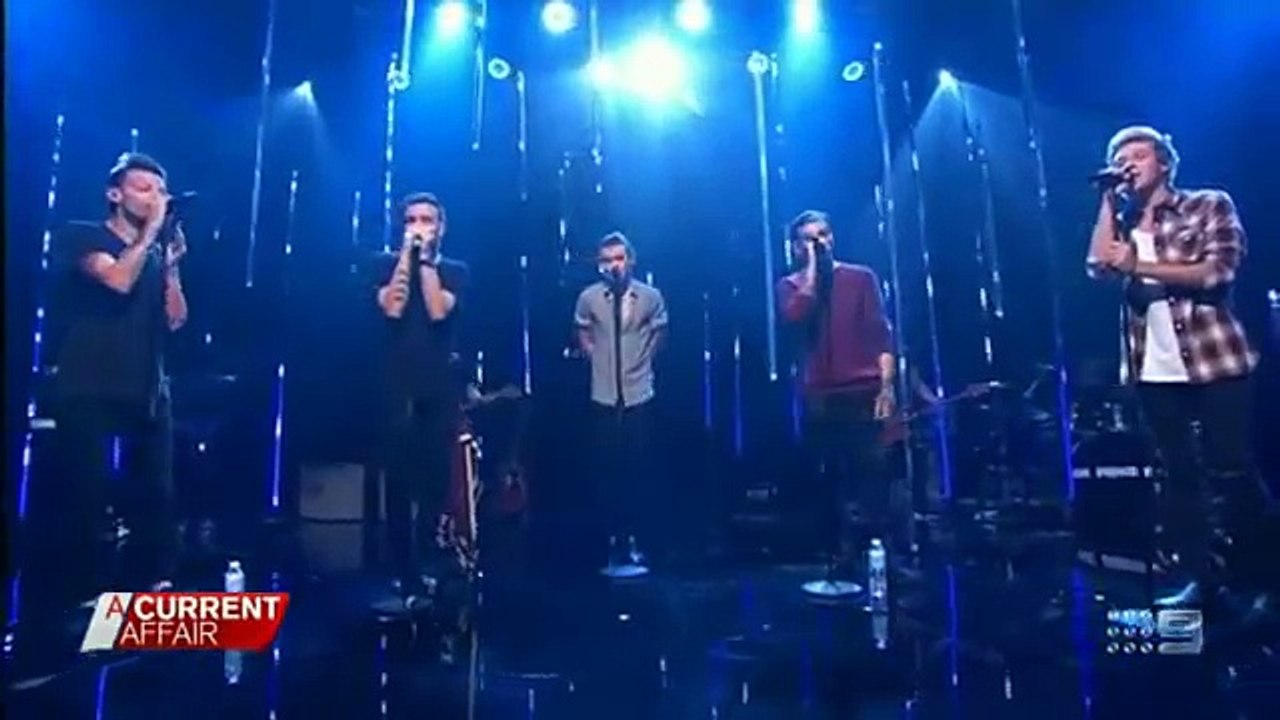One Direction performing 'Night Changes' on "A Current Affair"