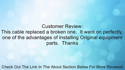 Motorcraft  BRCA-31 Brake Cable Review