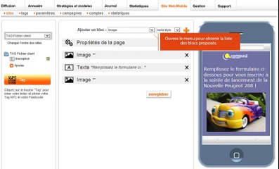 [FR] : tutoriel web mobile de Contact Everyone - créer une fiche client