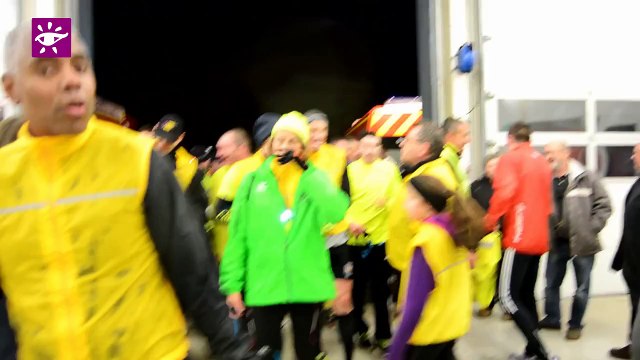 Téléthon 2014 : tour de l'Orne par les pompiers (61)