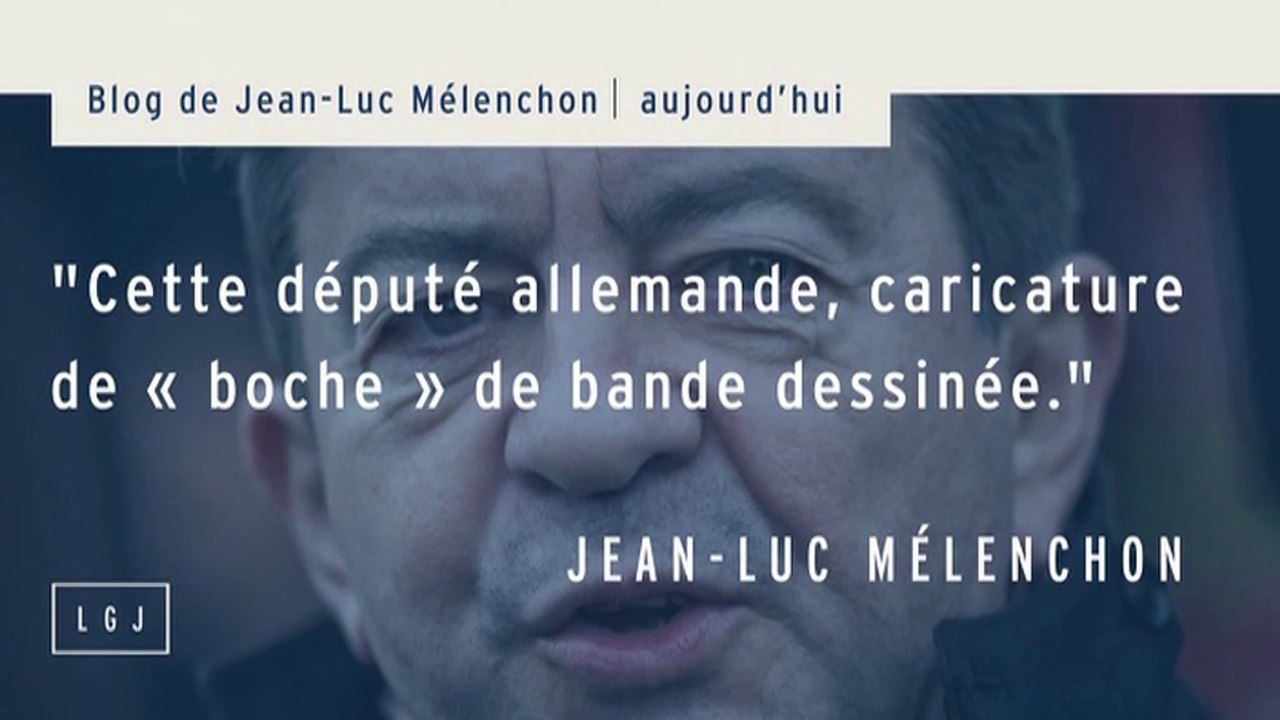 Quand Mélenchon trouvait inadmissible de parler de "Boche"