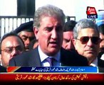 Islamabad PTI leader Shah Mehmood Qureshi media talk