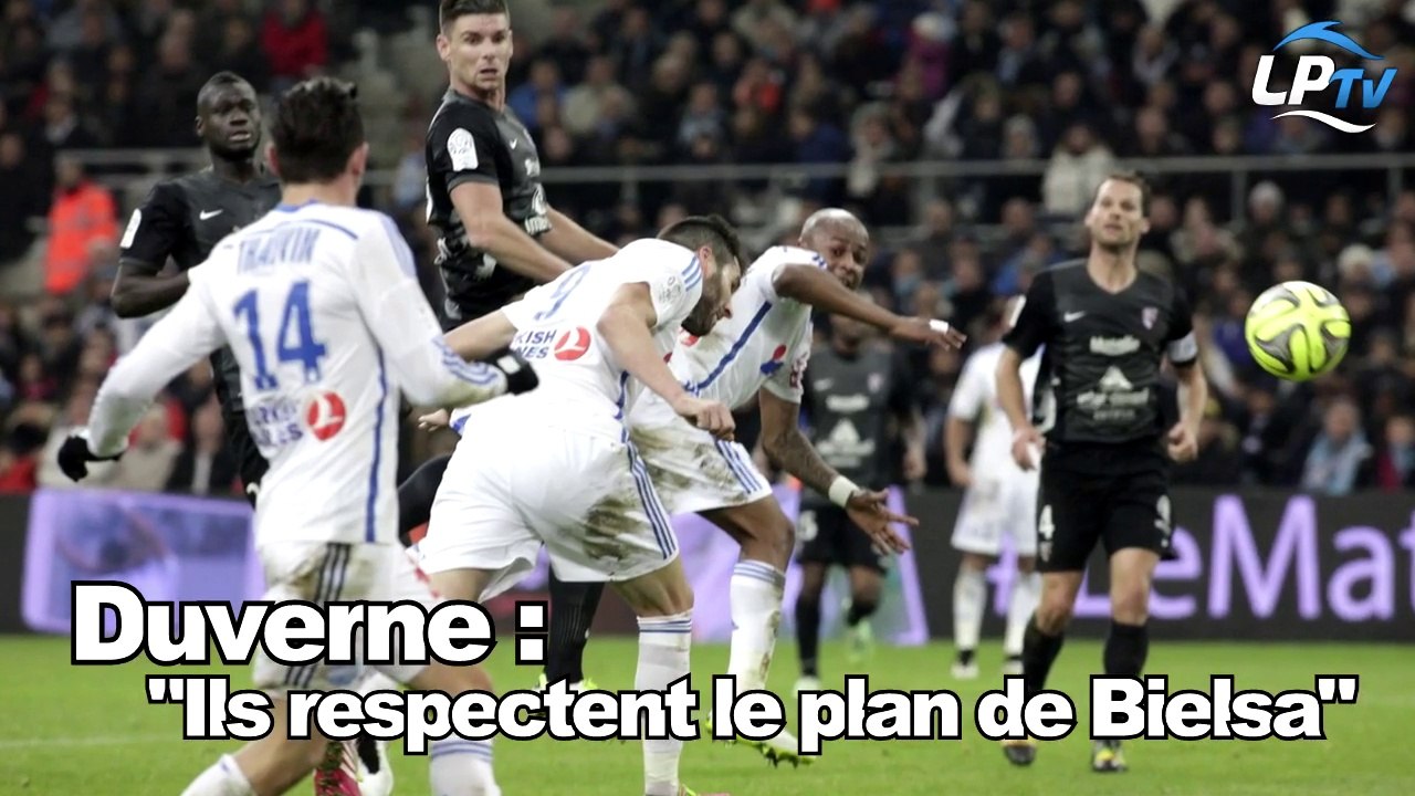Duverne : "Ils respectent le plan de Bielsa"