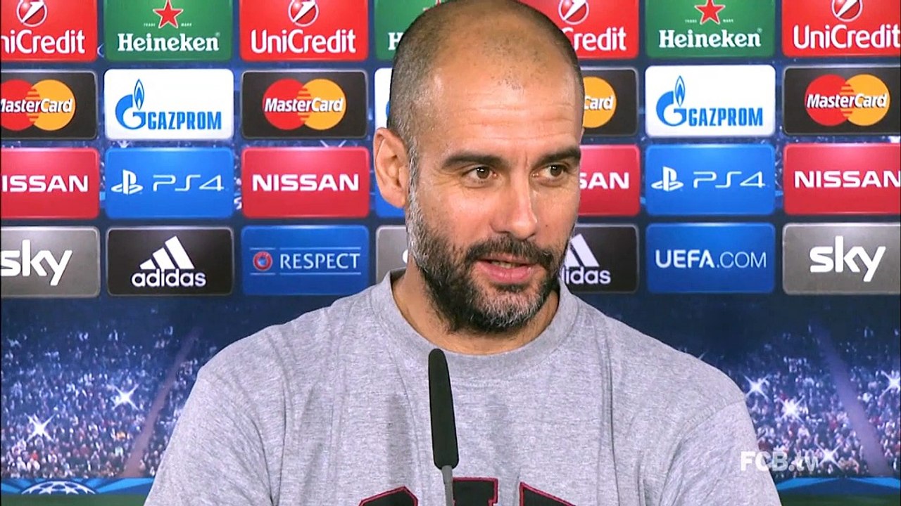Pep: 'Für Respekt, für uns und unsere Gegner'