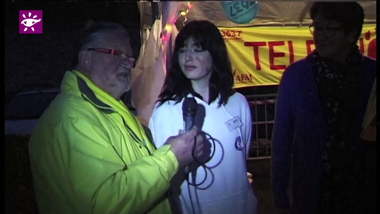 Téléthon 2014 : lacher de lampions à Saint-Venant (62)