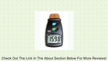 Handheld Digital Laser Photo Tachometer RPM Tach Small Engine Motor Speed Gauge Review