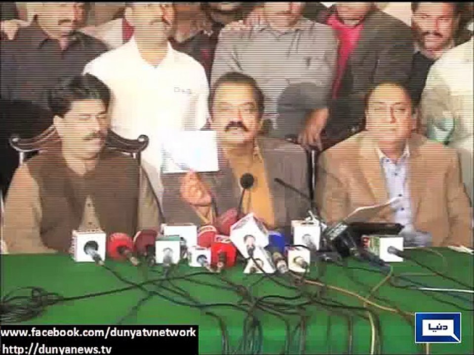Dunya News - Imran Khan and Sheikh Rasheed as beneficiaries of the Faisalabad clash: Rana Sanaullah