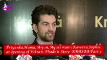 Priyanka,Huma, Arjun, Ayushmann,Raveena,Sophie  at opening of Vikram Phadnis Store ‘KRASAA’Part 2