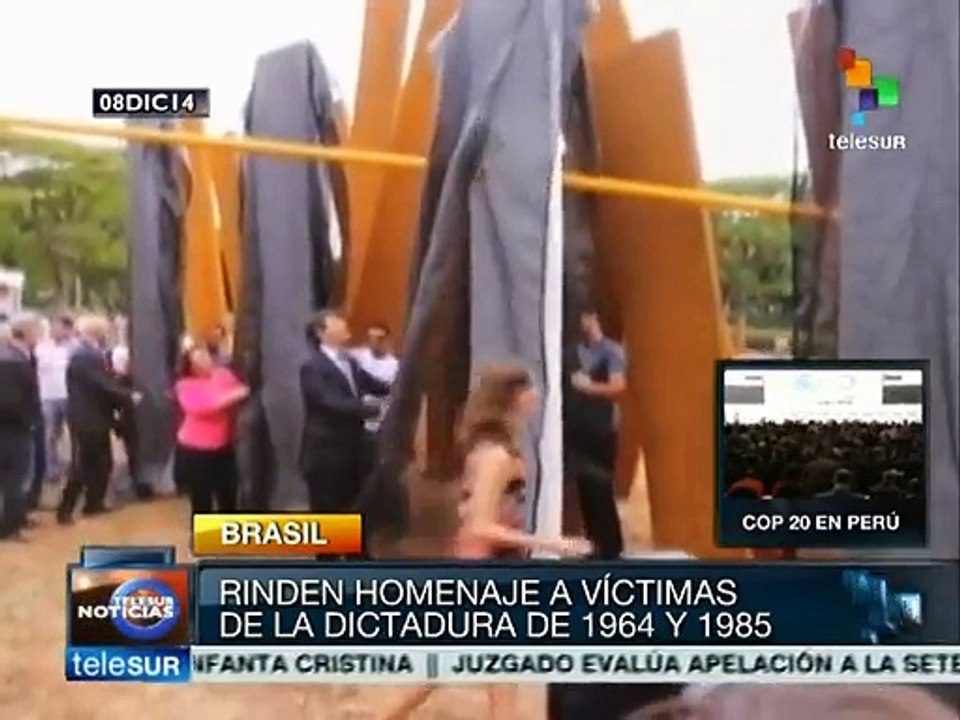 Brasil rinde homenaje a víctimas de la dictadura de 1964-1985