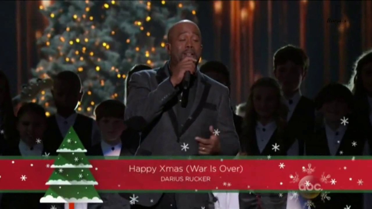 DARIUS RUCKER  HAPPY XMAS  (War Is Over) CMA COUNTRY 2013