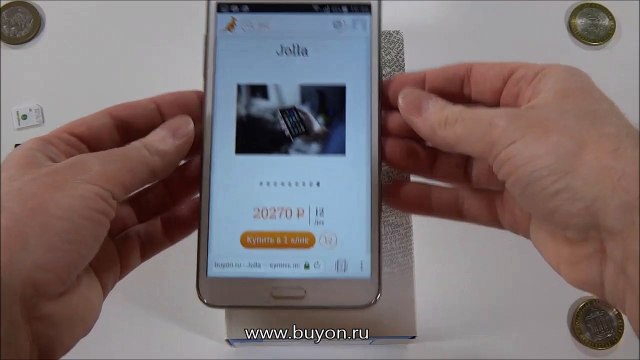 Jolla смартфон - распаковка, первое включение, знакомство с ОС Sailfish