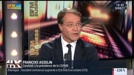 François Asselin, candidat à la présidence de la CGPME (2/3) - 09/12